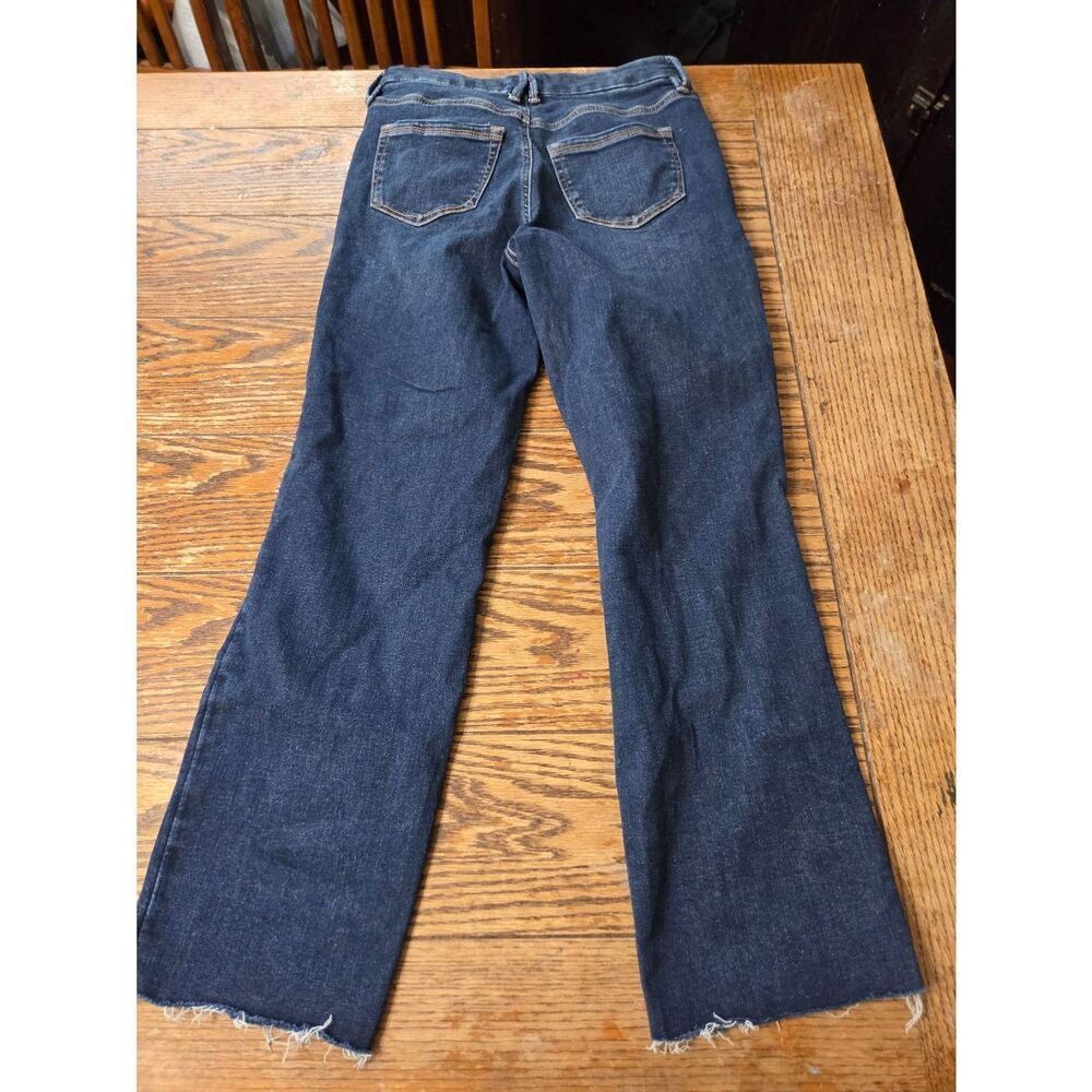 GOOD AMERICAN Always Fits Good Legs Straight Leg Jeans/Indigo 691 Sz 6-12 - Picture 3 of 5